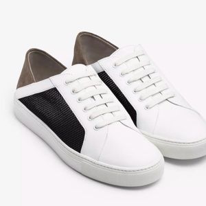 Vince Anette Mixed-Media Leather Sneaker 75